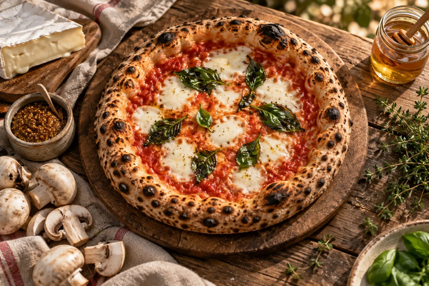 Pizza napolitaine dans une pizzeria en Seine-et-Marne, entre tradition italienne et terroir local