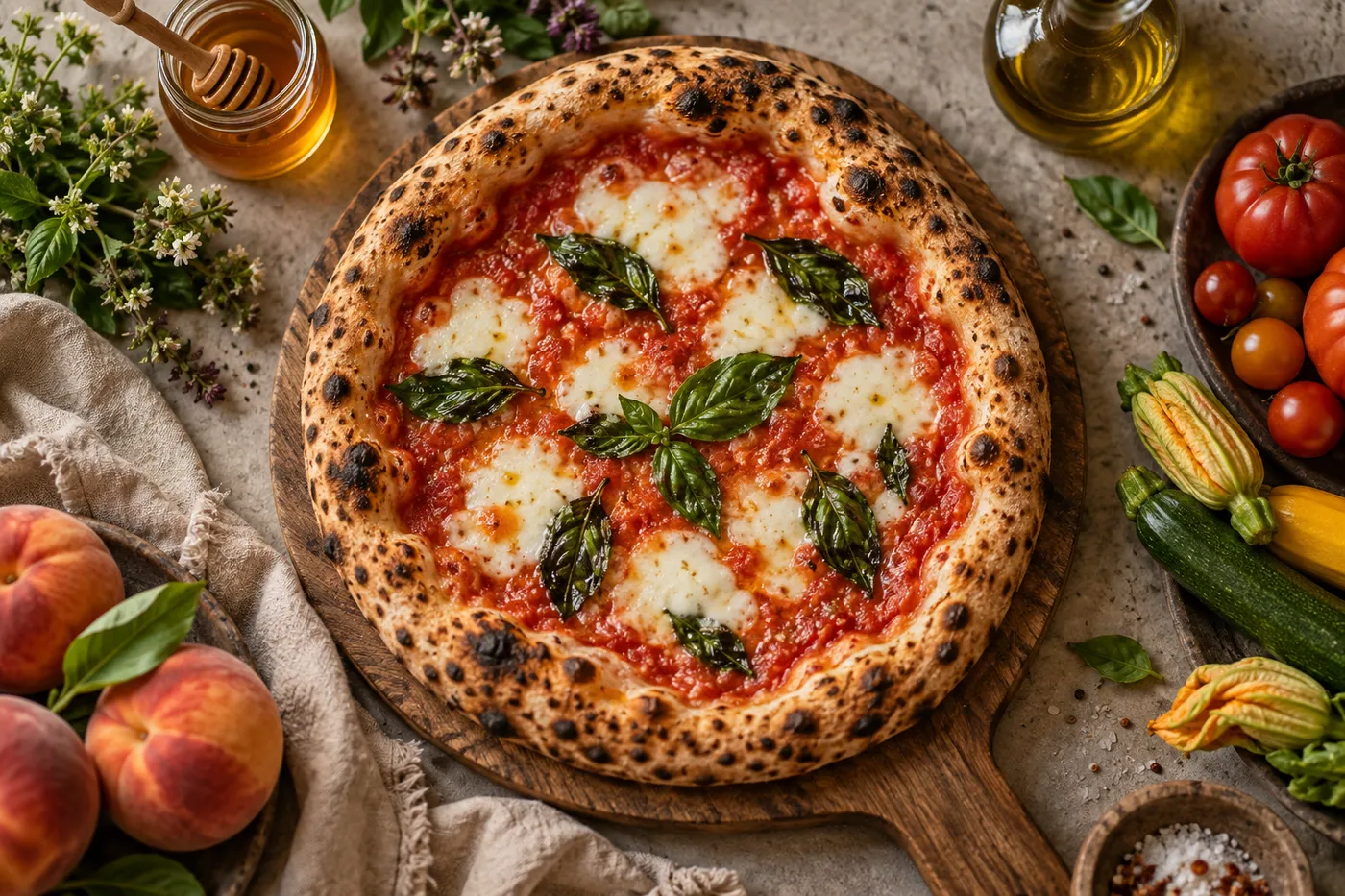 Pizza napolitaine dans une pizzeria en Seine-Saint-Denis, entre tradition italienne et saveurs cosmopolites