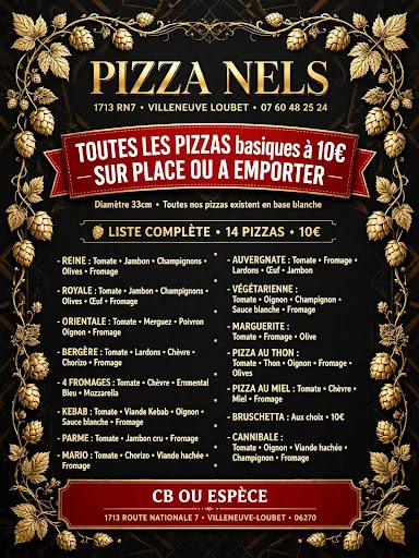 Pizza villeneuve-loubet